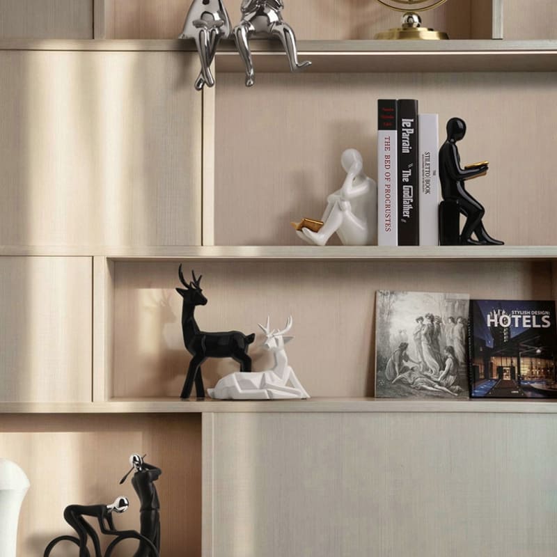 Aparador de Livros Bibliocanto Cerâmica Decorativo House Vision