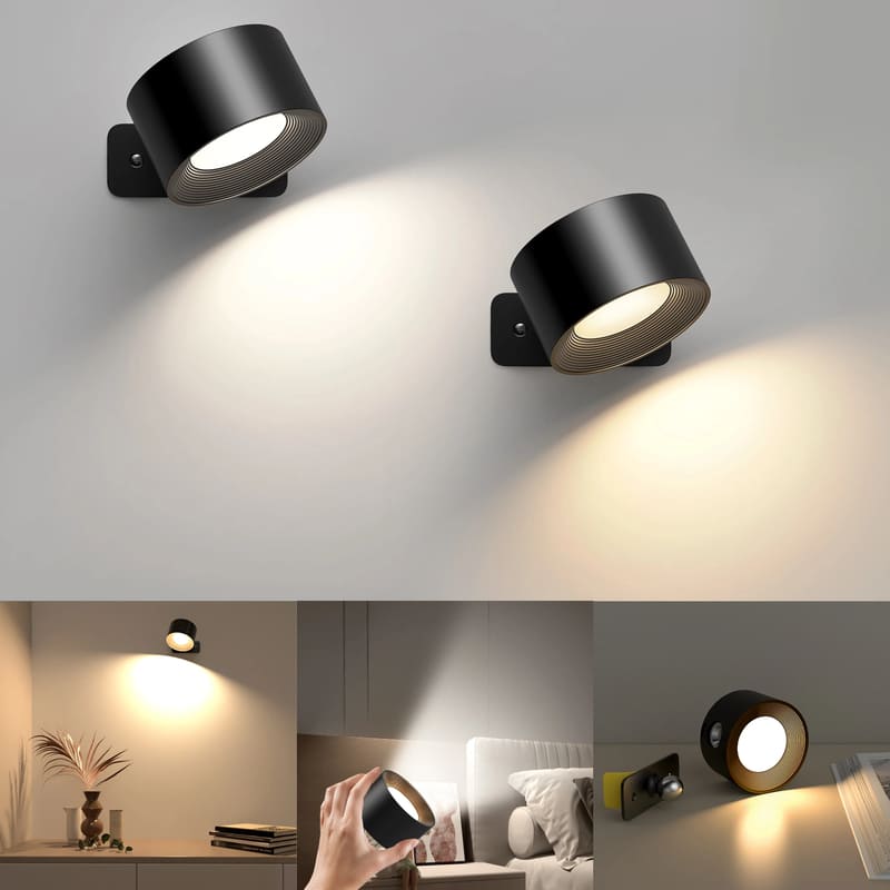 Arandela de Parede Interna LED Bifocal Sem Fio House Vision