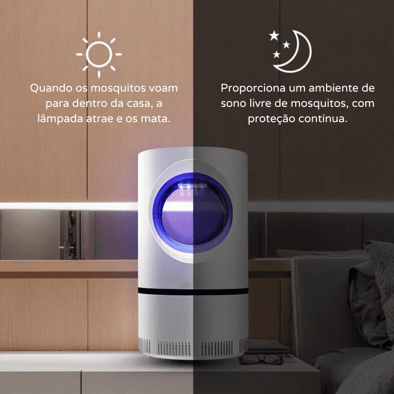 Armadilha Para Mosquito Elétrica Luz Ultravioleta House Vision