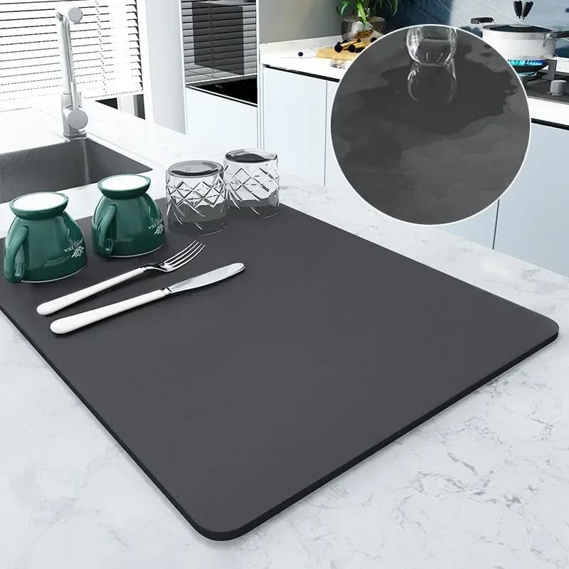Cantinho do Café Tapete Absorvente Antiderrapante House Vision