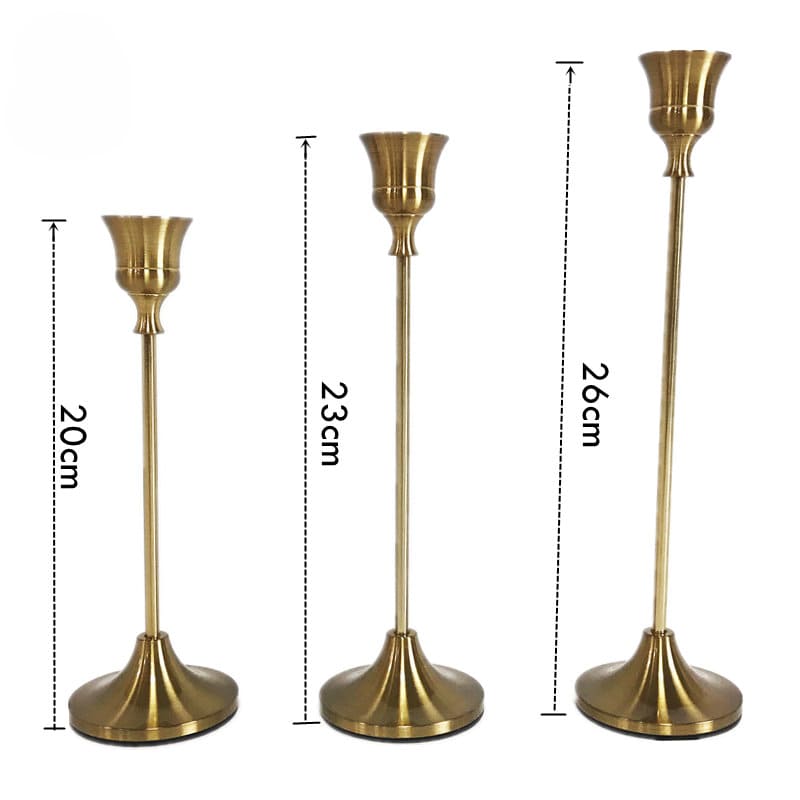 Castiçais Suporte de Velas Retro Decorativos House Vision