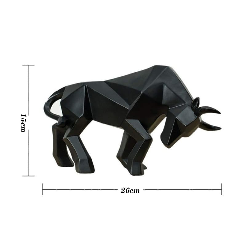Decoração de Mesa de Resina Estátua Touro House Vision