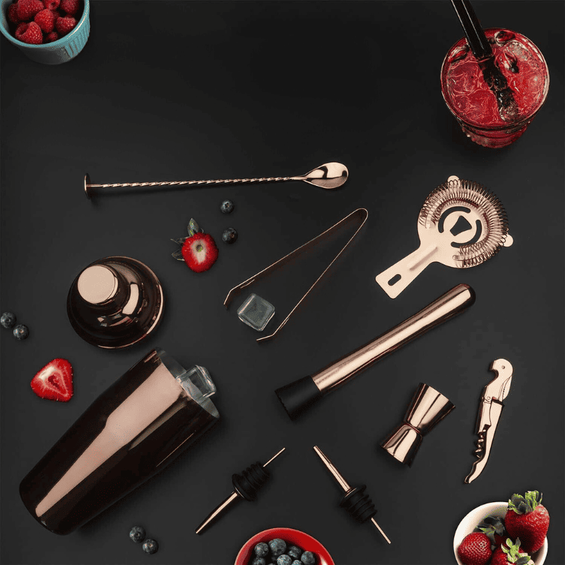 Kit Coqueteleira Inox Drinks Cocktails Bar em Casa - House Vision