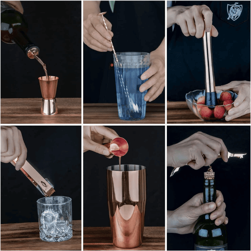 Kit Coqueteleira Inox Drinks Cocktails Bar em Casa - House Vision