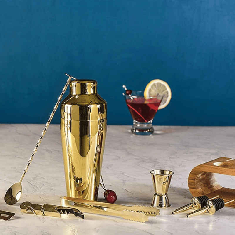 Kit Coqueteleira Inox Drinks Cocktails Bar em Casa - House Vision