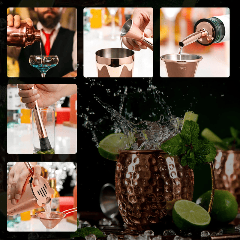 Kit Coqueteleira Inox Drinks Cocktails Bar em Casa - House Vision
