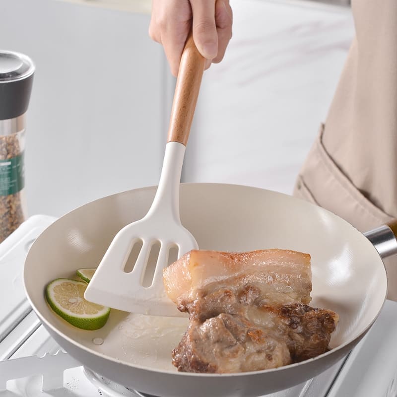 Kit Utensílios de Cozinha 14 Peças Silicone Com Organizador House Vision