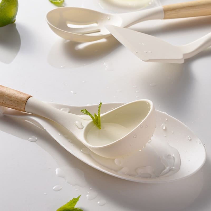 Kit Utensílios de Cozinha 14 Peças Silicone Com Organizador House Vision