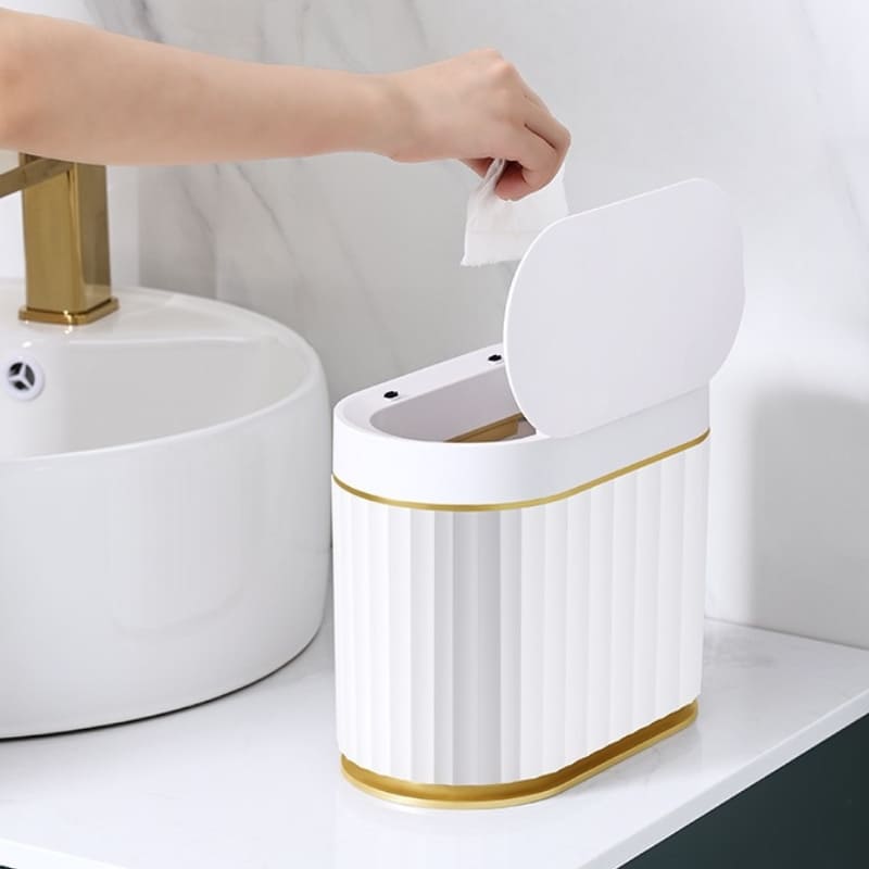 Lixeira para Banheiro e Cozinha Automática de Pia Inteligente House Vision