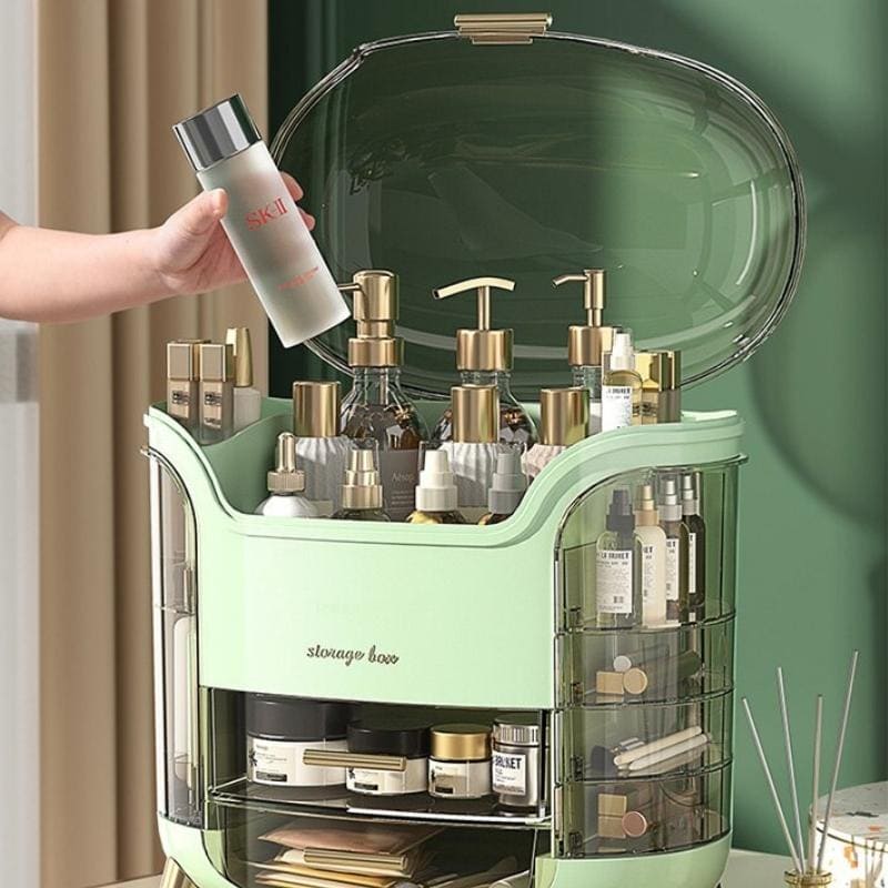 Organizador de Maquiagem e Porta Maquiagem Acrílico House Vision