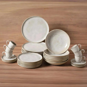 Aparelho de Jantar Stoneware Bio Latte