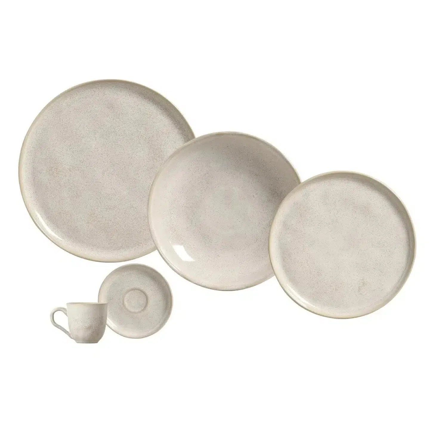 Aparelho de Jantar Stoneware Bio Latte