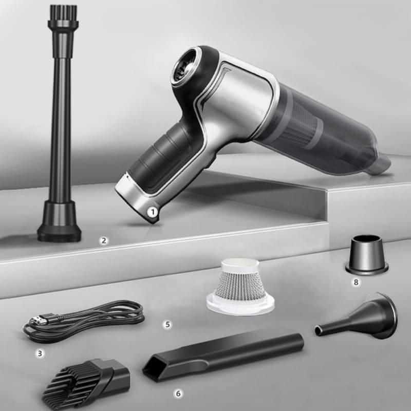 Aspirador de Pó Portátil Multifunções com Vácuo e Vento House Vision