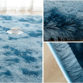 Tapete Felpudo House Vision - Azul Mescla