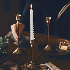 Castiçais Suporte de Velas Retro Decorativos House Vision