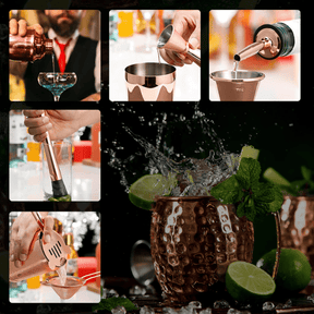 Kit Coqueteleira Inox Drinks Cocktails Bar em Casa - House Vision