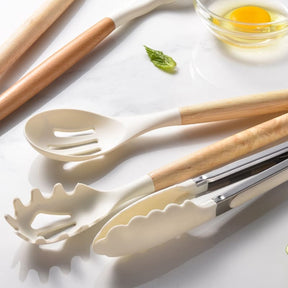 Kit Utensílios de Cozinha 14 Peças Silicone Com Organizador House Vision