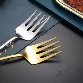 Kit Utensílios de Cozinha 6 Peças Inox Dourado House Vision