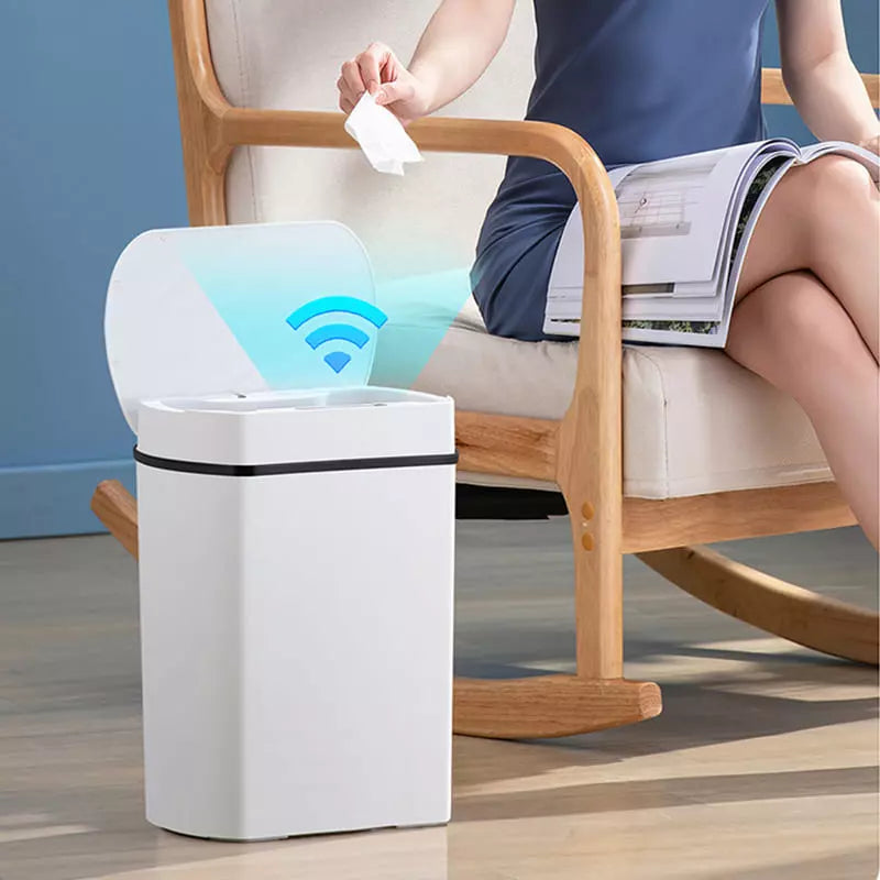 Lixeira para Banheiro e Cozinha Automática com Sensor 15L House Vision