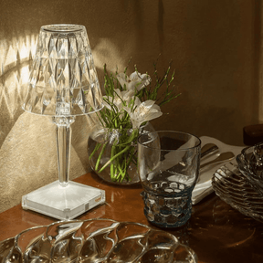 Luminária de Mesa LED Diamante USB 3 em 1 Sem Fio House Vision