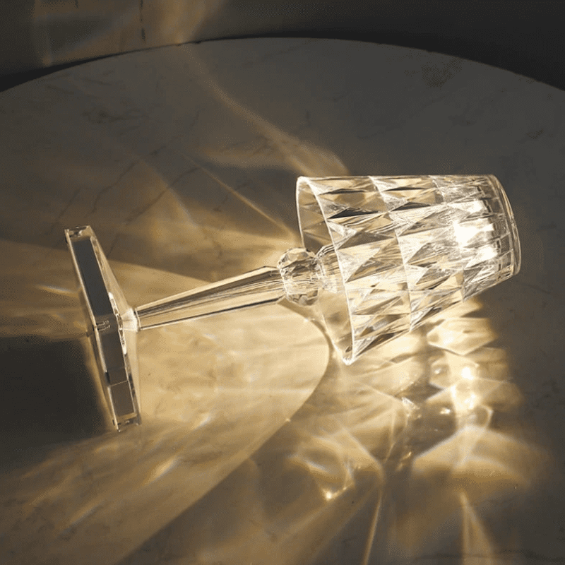 Luminária de Mesa LED Diamante USB 3 em 1 Sem Fio House Vision