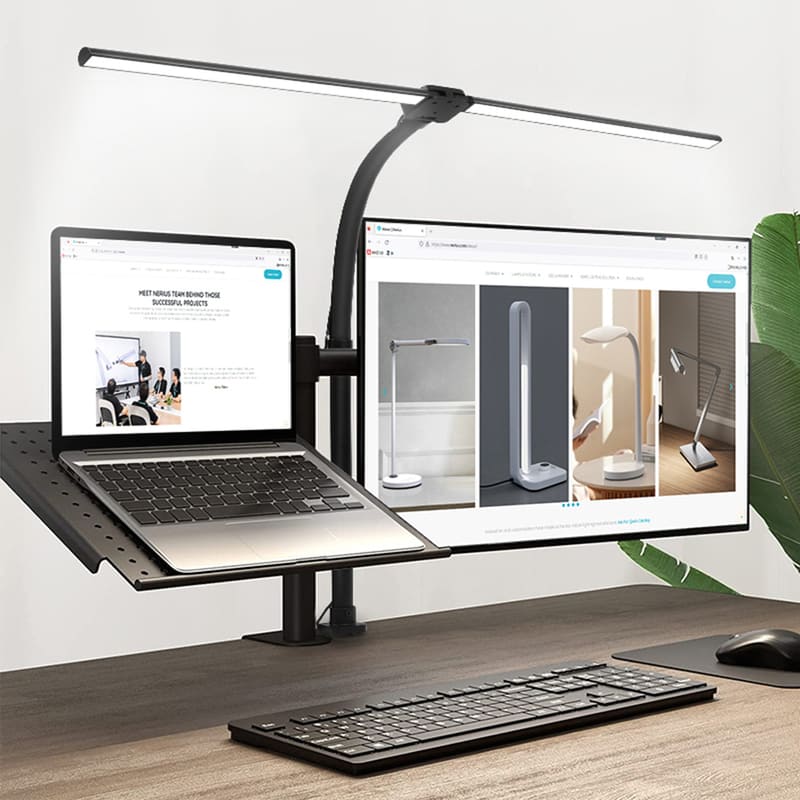 Luminária de Mesa LED Escritório Flexível Alumínio House Vision