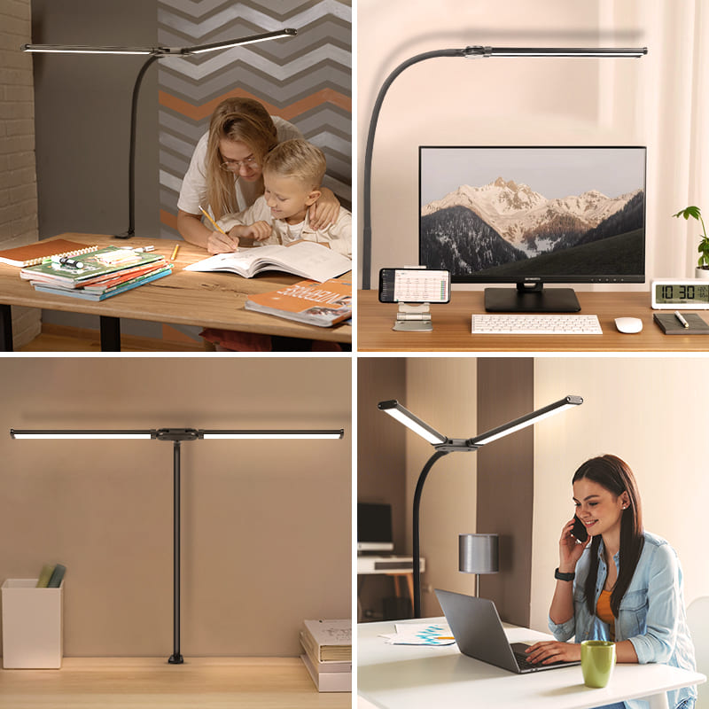Luminária de Mesa LED Escritório Flexível Alumínio House Vision