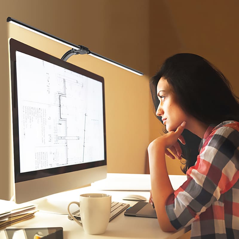 Luminária de Mesa LED Escritório Flexível Alumínio House Vision