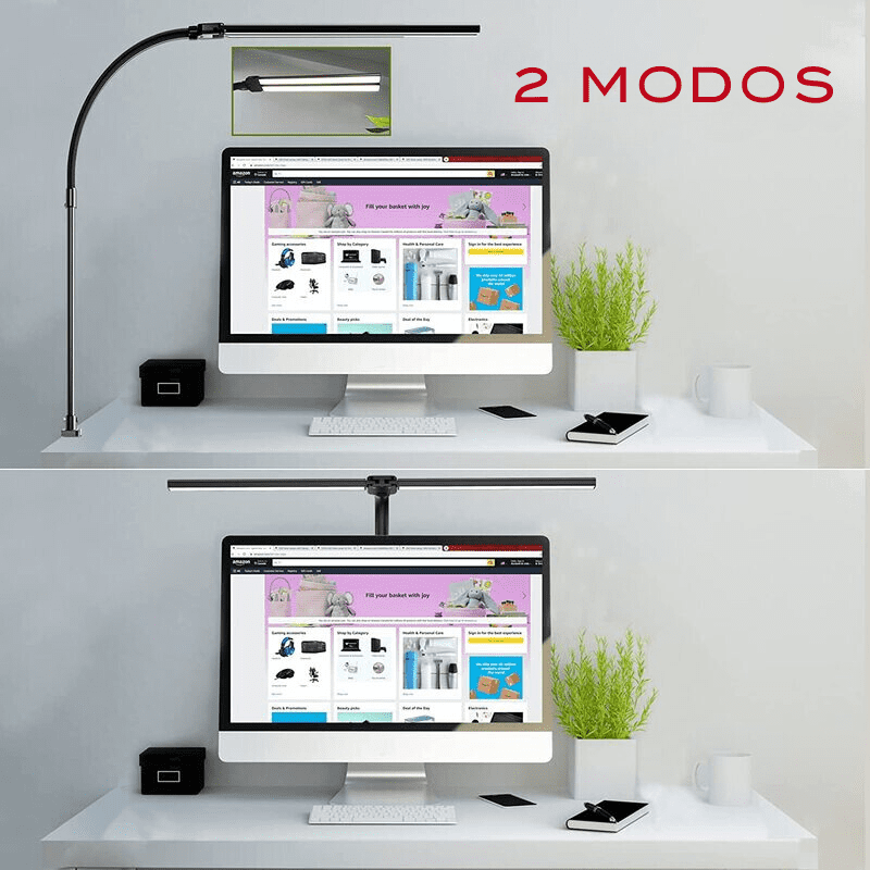 Luminária de Mesa LED Escritório Flexível Alumínio House Vision