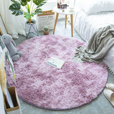 Tapete Felpudo Redondo House Vision - Rosa Mescla