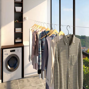 Varal Premium Invisível Retrátil de Aço inox