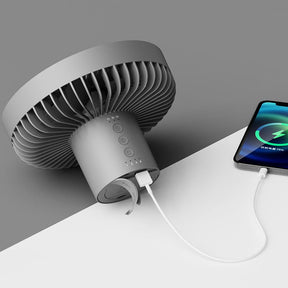 Ventilador de Coluna Portátil Recarregável de Mesa House Vision