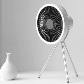 Ventilador de Coluna Portátil Recarregável de Mesa House Vision