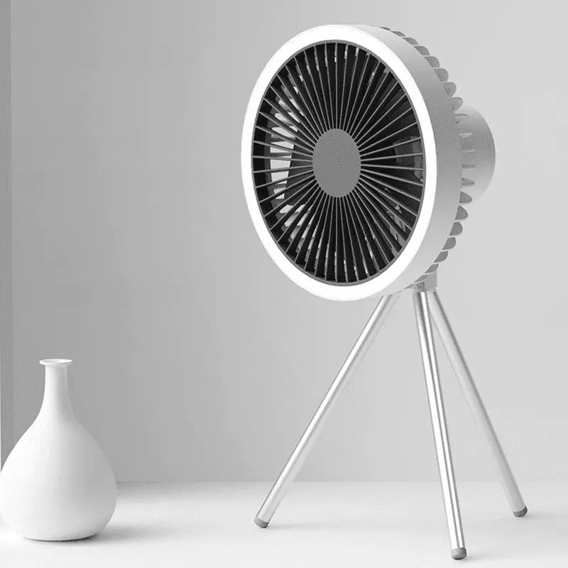 Ventilador de Coluna Portátil Recarregável de Mesa House Vision