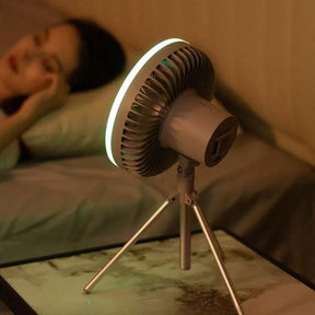 Ventilador de Coluna Portátil Recarregável de Mesa House Vision